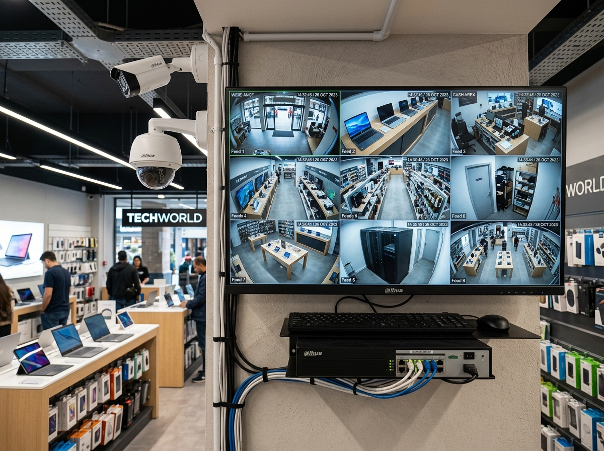 HD CCTV Security Camera Systems Installation at Bytecare NJ